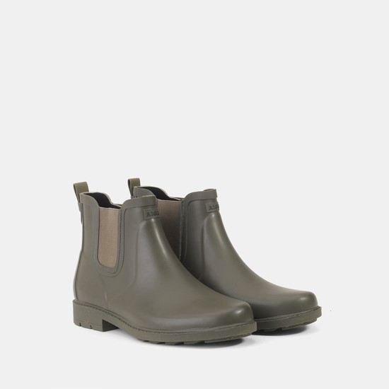 Aigle The Equestrian-inspired Ankle Rain Boots Women Grey ZA-96087